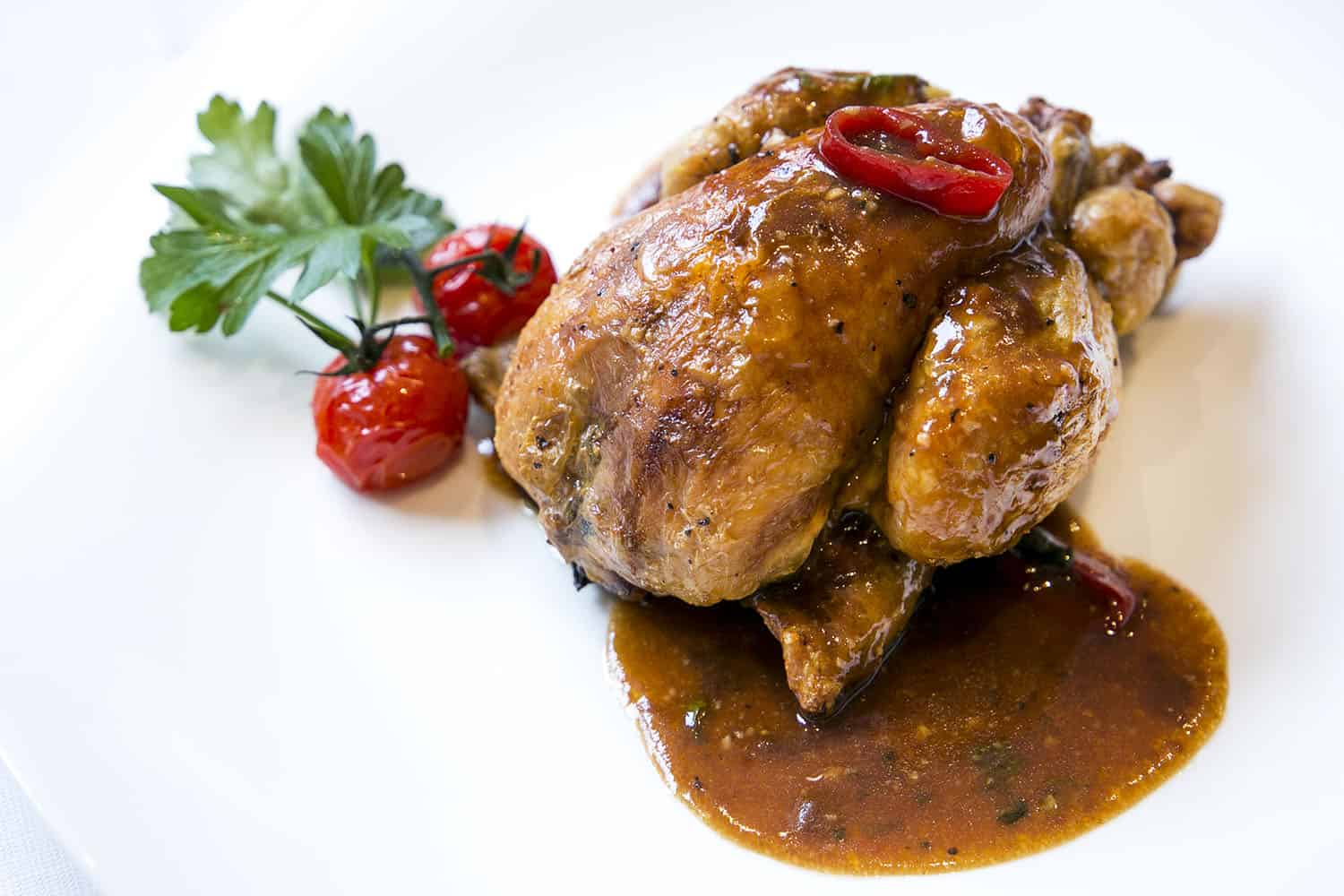 Tender Baby Chicken at Giovanni's Knutsford