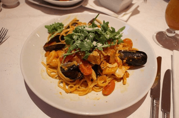 Seafood Linguine Pescarese Giovanni's Knutsford